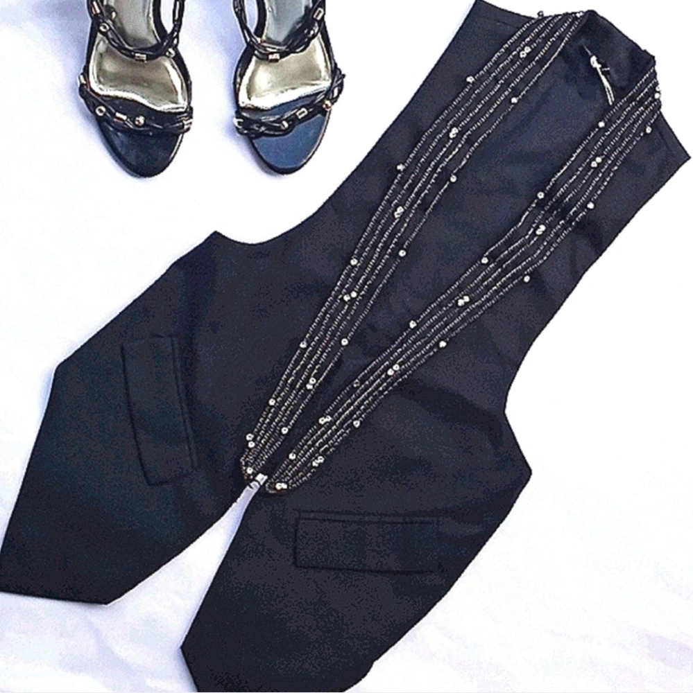 Millau Chain & Rhinestone Vest - Picture 1 of 8